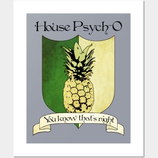 House Psych-O Crest Posters and Art